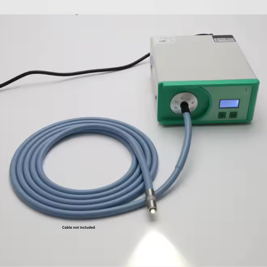 Medical Cold LED Light Source 100W Portable Endoscopy for ENT Endoscope Camera | For Endoscopy, Clinics & Hospitals | Compatible with Endoscope Cameras | Netcare