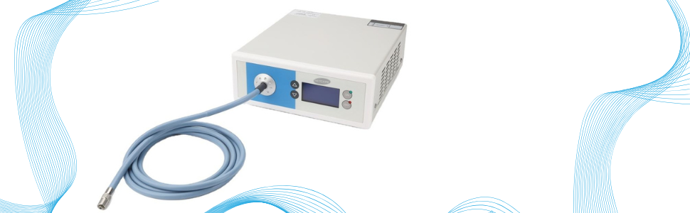 120W LED Cold Light Source for Endoscopy | Medical Portable Light for ENT, Laparoscopy, Urology | Netcare