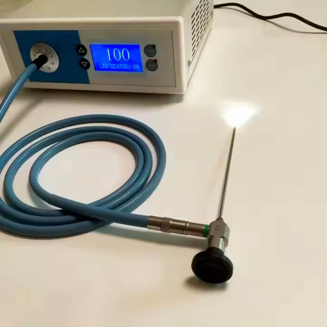 120W LED Cold Light Source for Endoscopy | Medical Portable Light for ENT, Laparoscopy, Urology | Netcare