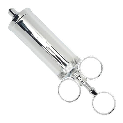 ENT Aural Syringe Brass Metal 100ml | Netcare