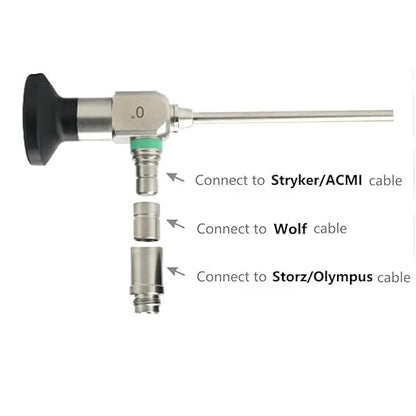 Rigid Sinuscope Endoscope (4mm, 70, Degree, 175mm) | Rigid Endoscope Telescope, for ENT practitioners, Otolaryngologist. HD Lens | Netcare