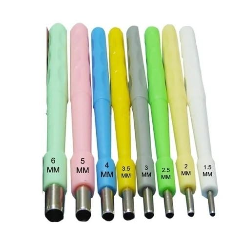 Netcare Disposable Skin Biopsy Punch | Sterile | Sharp and precise (Set of 5) (10.0mm)