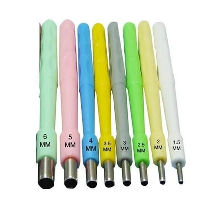 Netcare Disposable Skin Biopsy Punch | Sterile | Sharp and precise (6.0mm) | (Pack of 5)