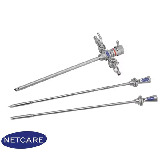 Netcare Arthroscopy Sheath Trocar with Obturator 4 * 175mm Arthroscope Medical Instruments Storz Type Lock | For Orthopedic Surgeons & Arthroscopic Procedures