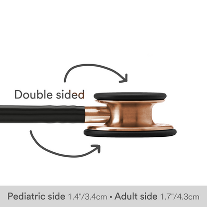 Netcare Pro-Acoustic Dual Head Stethoscope for Doctors and Medical Students | High Acoustic Sensitivity | Tunable Diaphragm | Soft-Sealing Eartips | Surgical Grade Stainless Steel | Clinical Grade Diagnostic Instrument (Rose Gold)