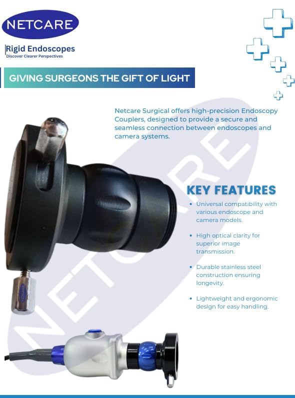 ENT Endoscopy Camera coupler | Coupler for endoscopy camera 22mm | coupler for endopscopy camera system