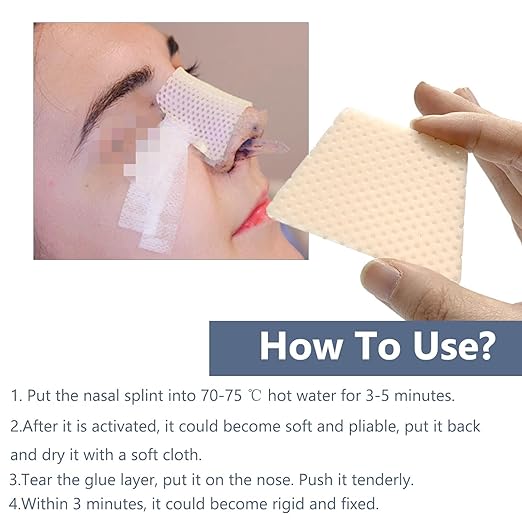 Nareseal Thermoplastic Nasal Splints - External Nasal & Orbital Support Device