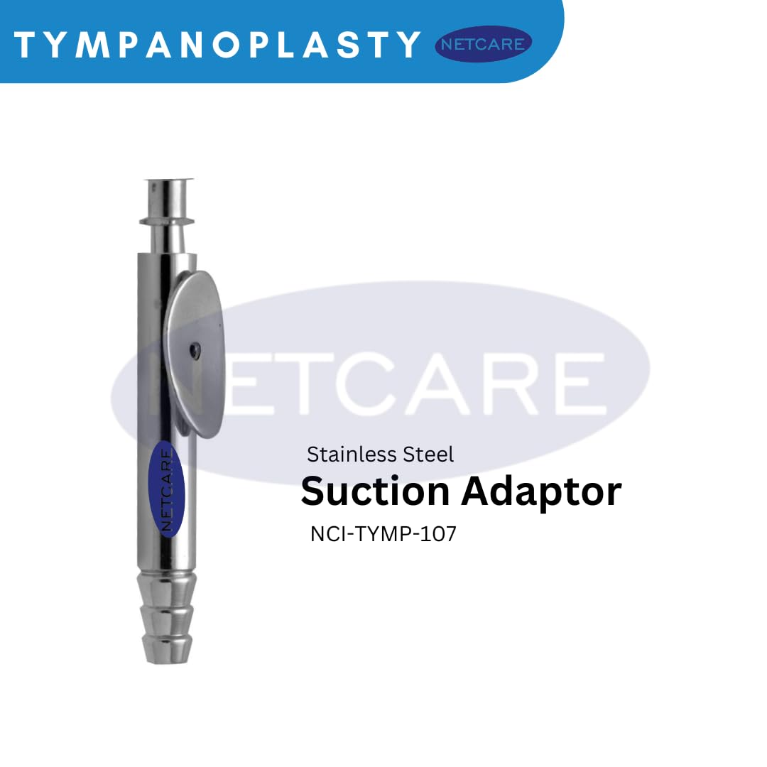 Netcare Reusable ENT Micro Suction Adapter with Thumb Control Fenestration