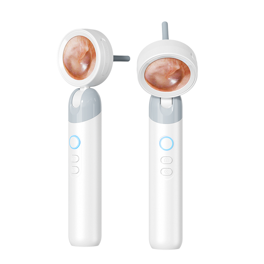 Nareseal HD Video Otoscope with Screen | 2MP Camera, 3.2mm Slim Tip | Rechargeable, Foldable Ear Scope for Doctors, Clinics | Built-in Storage + SD Card Support