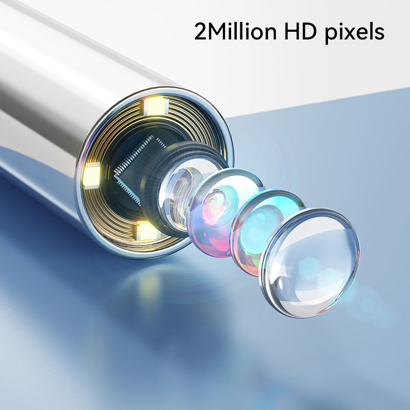 Nareseal HD Video Otoscope with Screen | 2MP Camera, 3.2mm Slim Tip | Rechargeable, Foldable Ear Scope for Doctors, Clinics | Built-in Storage + SD Card Support