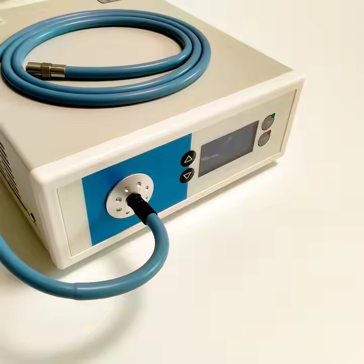 120W LED Cold Light Source for Endoscopy | Medical Portable Light for ENT, Laparoscopy, Urology | Netcare