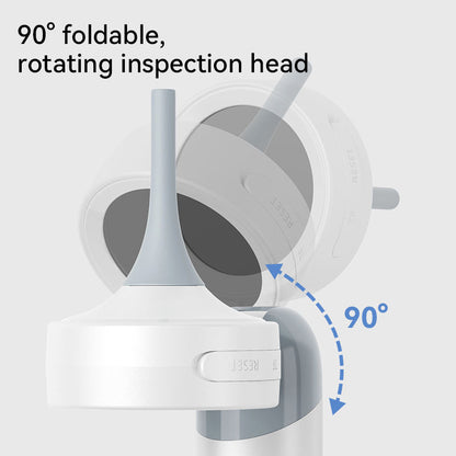 Nareseal HD Video Otoscope with Screen | 2MP Camera, 3.2mm Slim Tip | Rechargeable, Foldable Ear Scope for Doctors, Clinics | Built-in Storage + SD Card Support