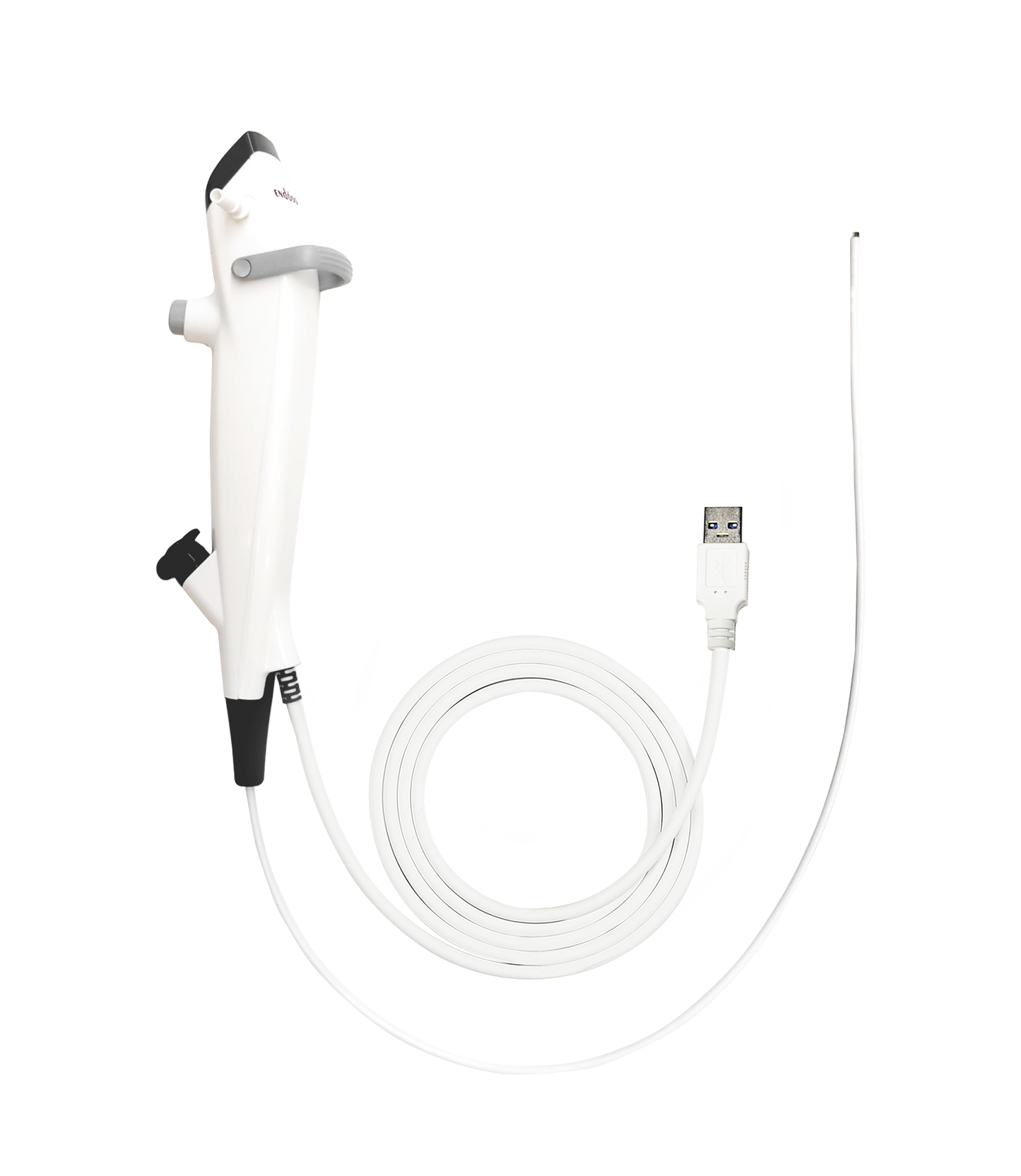 Netcare Disposable 5.2mm Flexible Bronchoscope with Dedicated Working Channels: Compatible with PC, Laptops and phones