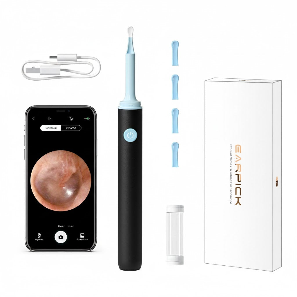 Wireless 3.5mm Visual Endoscope 5MP camera WIFI Ear Wax Removal Smart Personal Care Ear Cleaner for Ear Cleaning