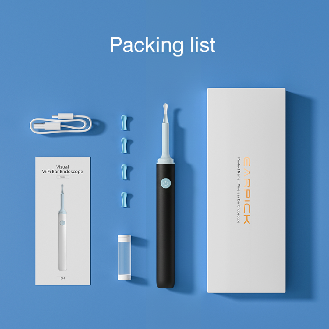 Wireless 3.5mm Visual Endoscope 5MP camera WIFI Ear Wax Removal Smart Personal Care Ear Cleaner for Ear Cleaning