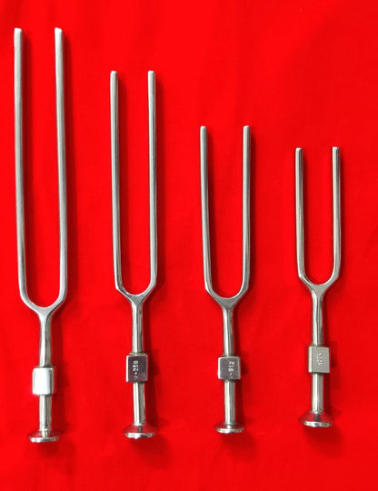 Netcare Tuning Fork (Set of 128, 256, 512 & 1024 Hz) (set of 4)