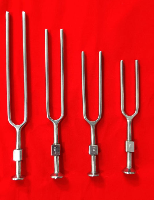 Netcare Tuning Fork (Set of 128, 256, 512 & 1024 Hz) (set of 4)