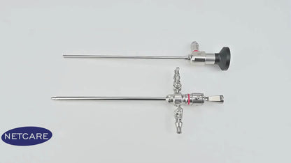 Netcare Arthroscopy Sheath Trocar with Obturator 4 * 175mm Arthroscope Medical Instruments Storz Type Lock | For Orthopedic Surgeons & Arthroscopic Procedures
