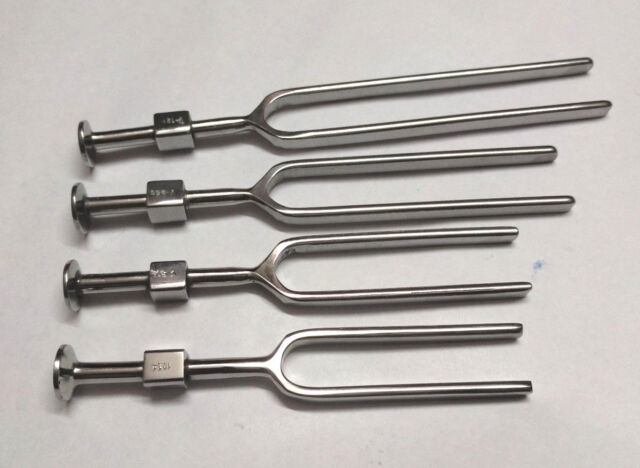 Netcare Tuning Fork (Set of 128, 256, 512 & 1024 Hz) (set of 4)