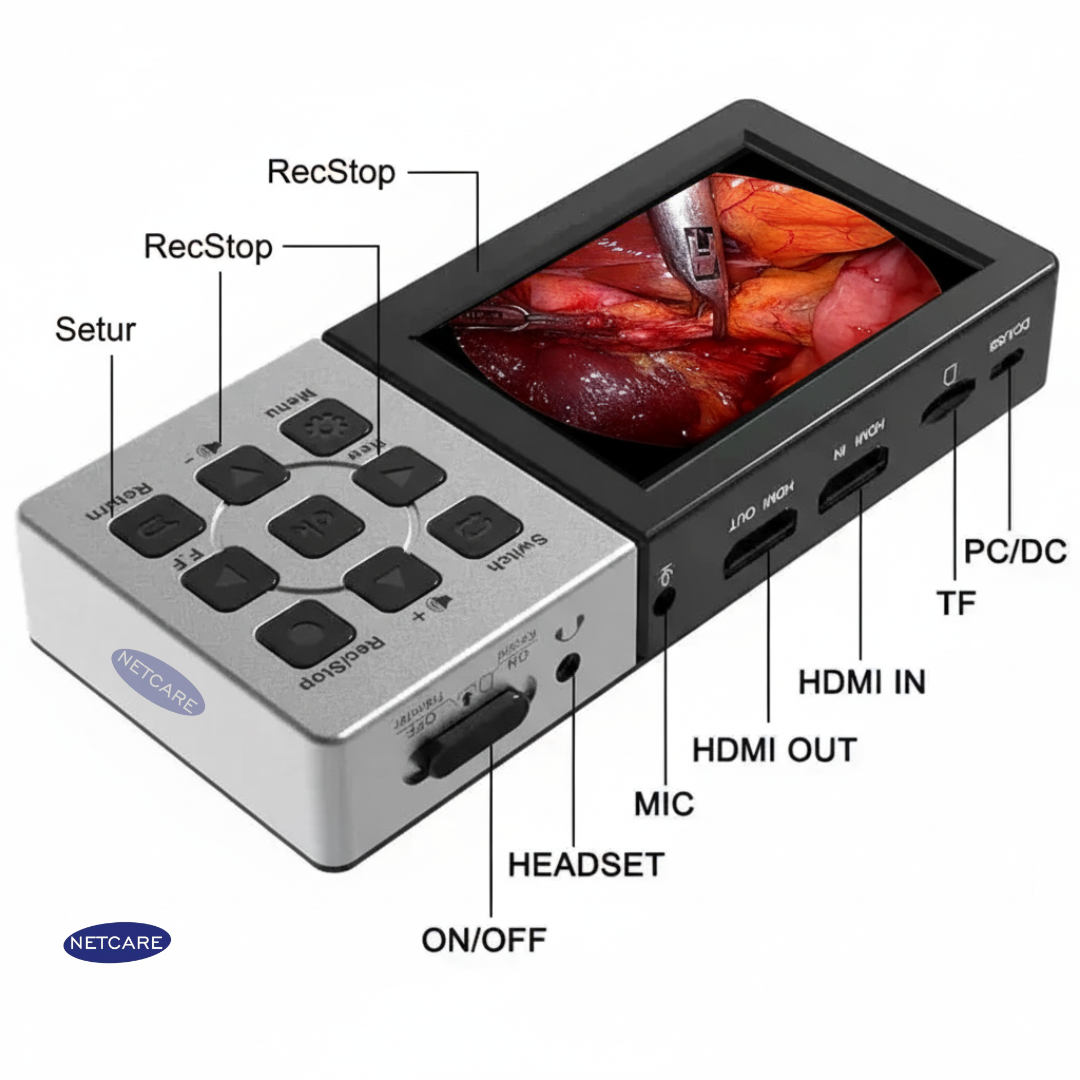 Full HD 1080P Portable medical recorder with 3.5" Screen | Netcare