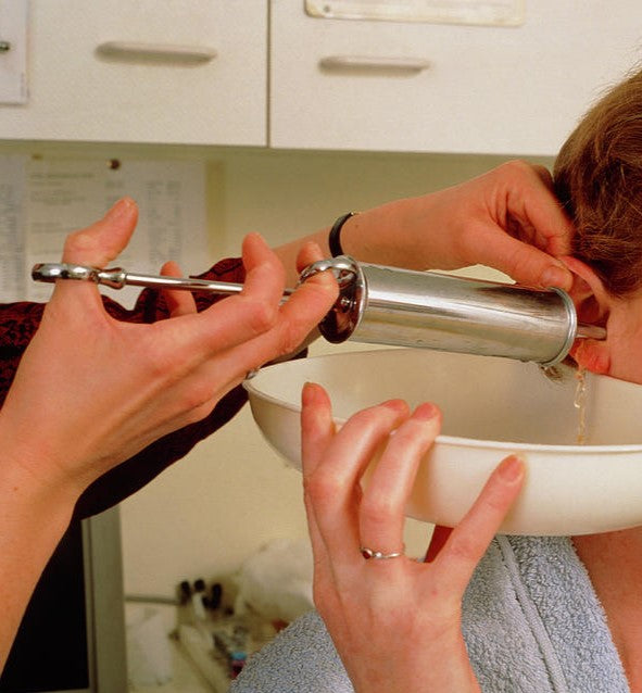 ENT Aural Syringe Brass Metal 100ml | Netcare